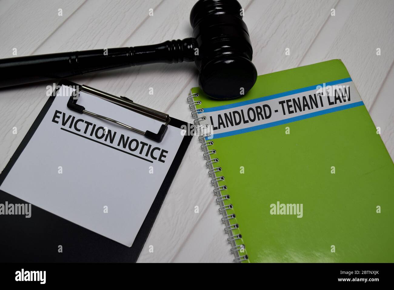 Eviction Notice text on Document form and book LandlordTenant Law