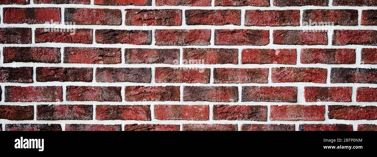 Red brick wall. Brick wall. Background image Stock Photo