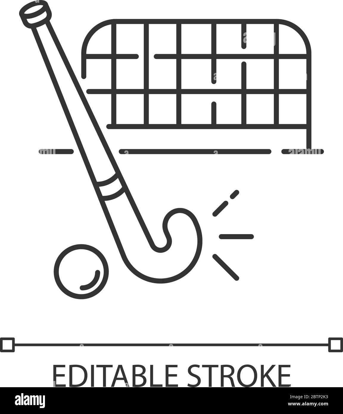 Ice hockey stick flat Black and White Stock Photos & Images - Alamy