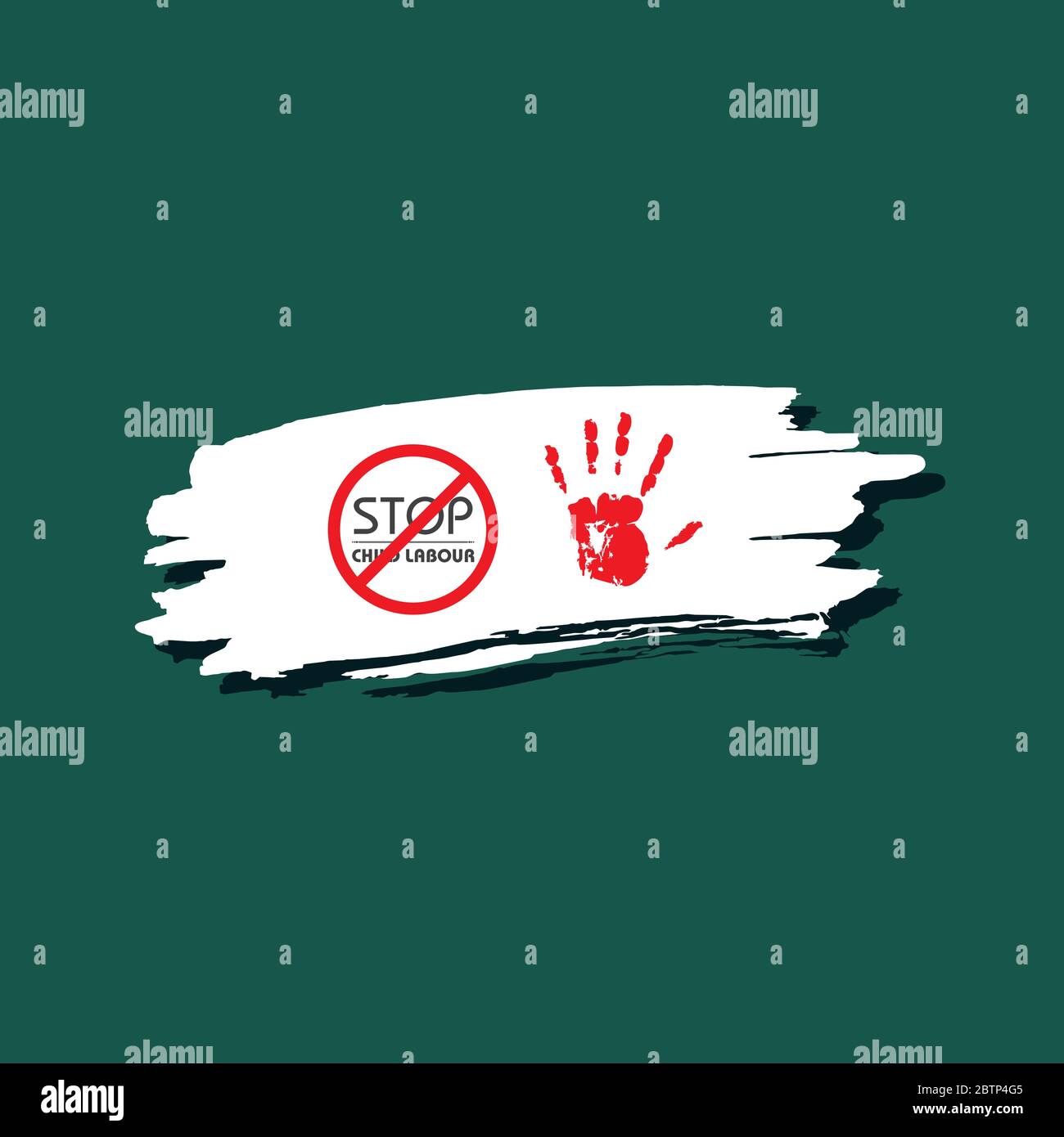 Vector Illustration Of World Day Against Child Labour Which Is Held On 12 June Stock Vector Image Art Alamy