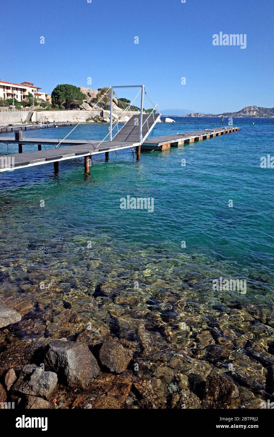 Palau, Sardinia, Italy. The marina Stock Photo