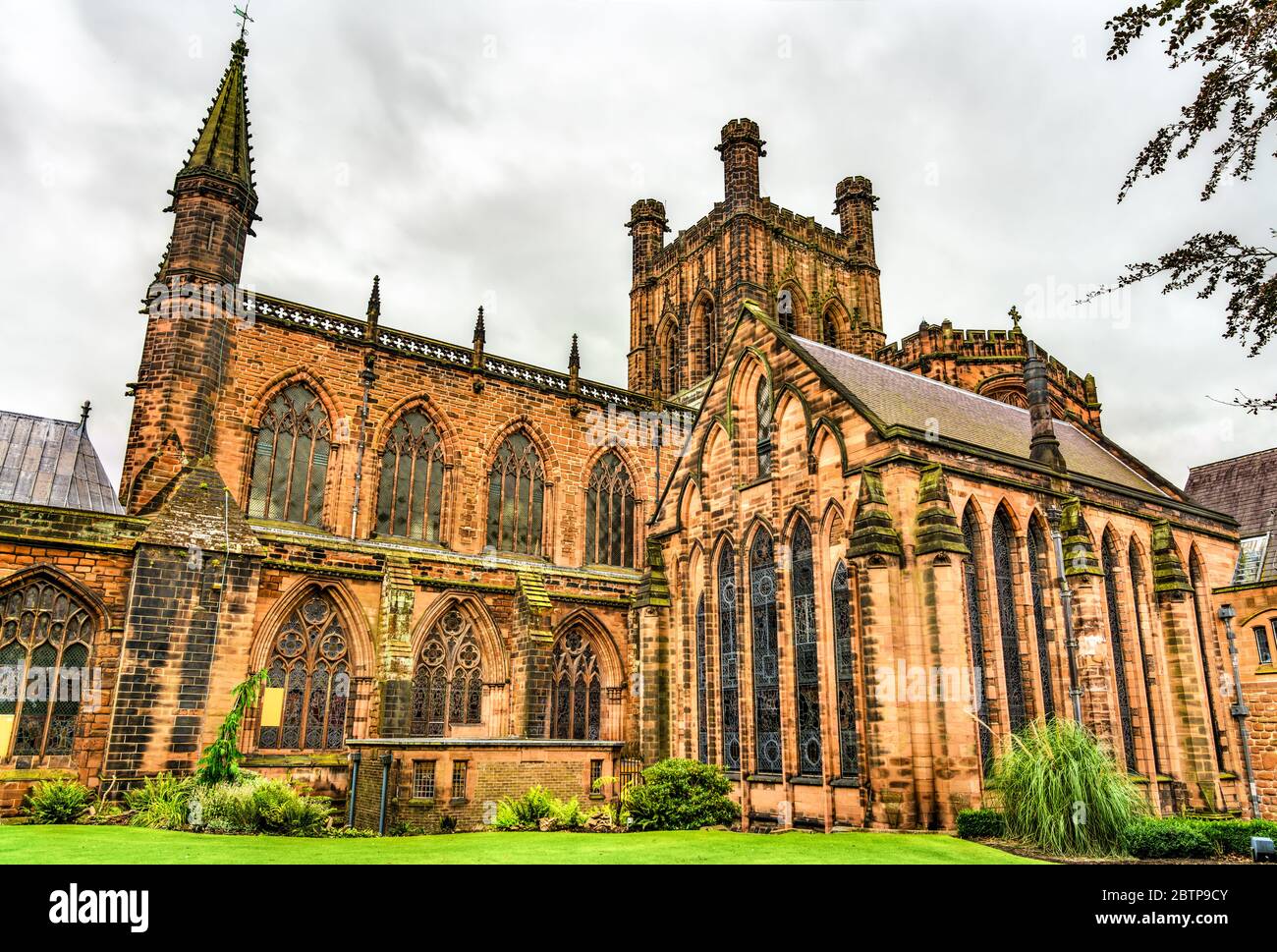 Chester Cathedral in England, UK Stock Photo