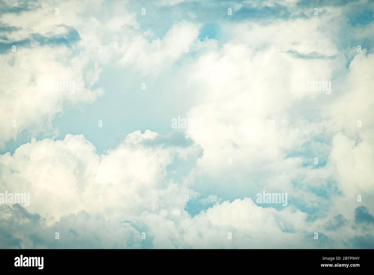 blue sky background with tiny clouds. panorama Stock Photo - Alamy