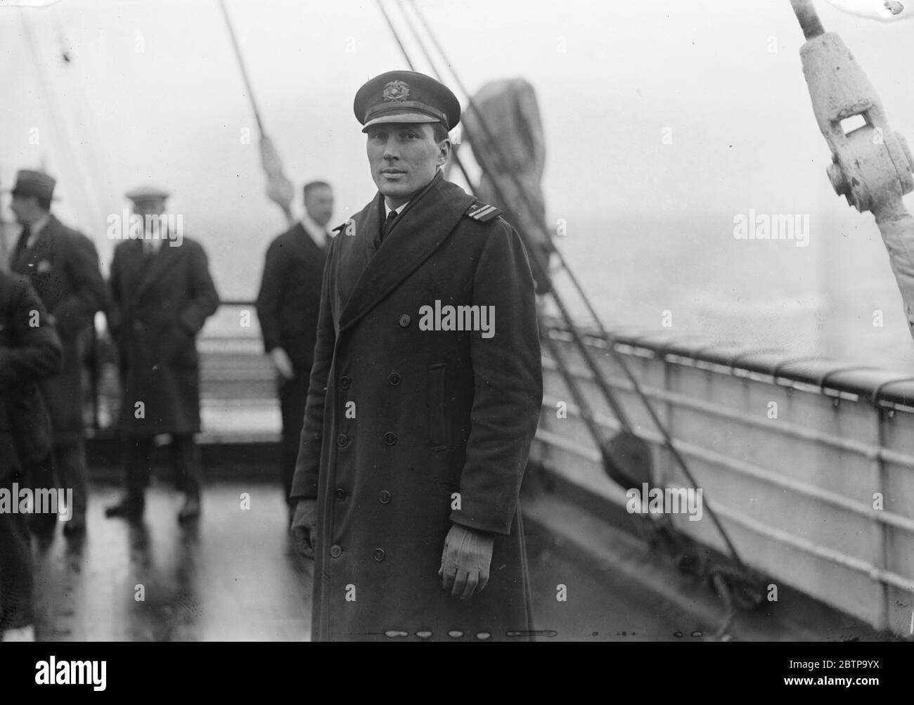 The Atlantic rescue drama . F M Upton , fourth officer of the ' Roosevelt , ' who formed one of the rescue party . 1 February 1926 Stock Photo