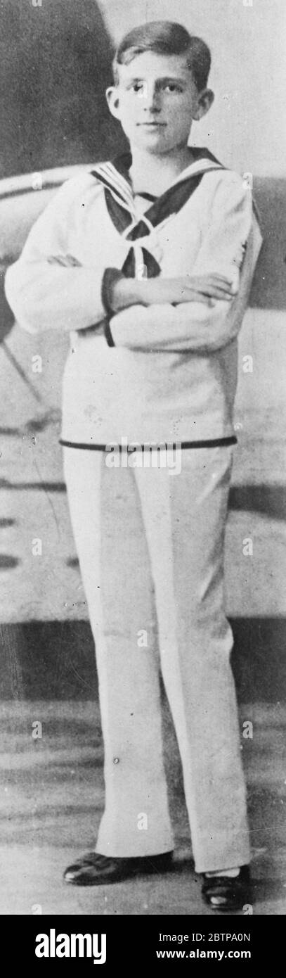 The infante Juan Carlos . 3 May 1927 Stock Photo