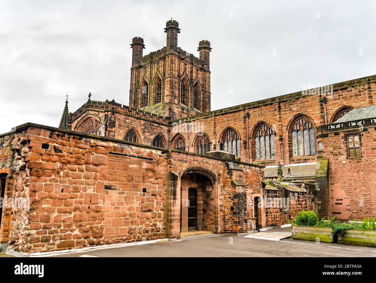 Chester Cathedral in England, UK Stock Photo