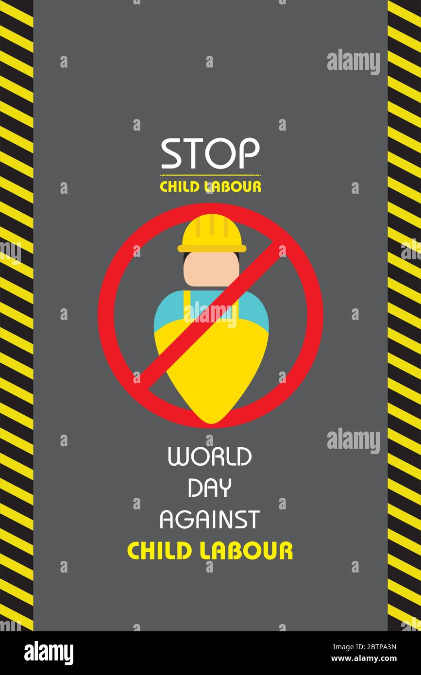 Vector Illustration Of World Day Against Child Labour Which Is Held On 12 June Stock Vector Image Art Alamy Vector Illustration Of World Day Against Child Labour Which Is Held On 12 June Stock Vector Image Art Alamy