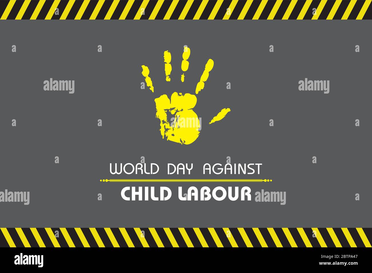 Vector Illustration Of World Day Against Child Labour Which Is Held On 12 June Stock Vector Image Art Alamy