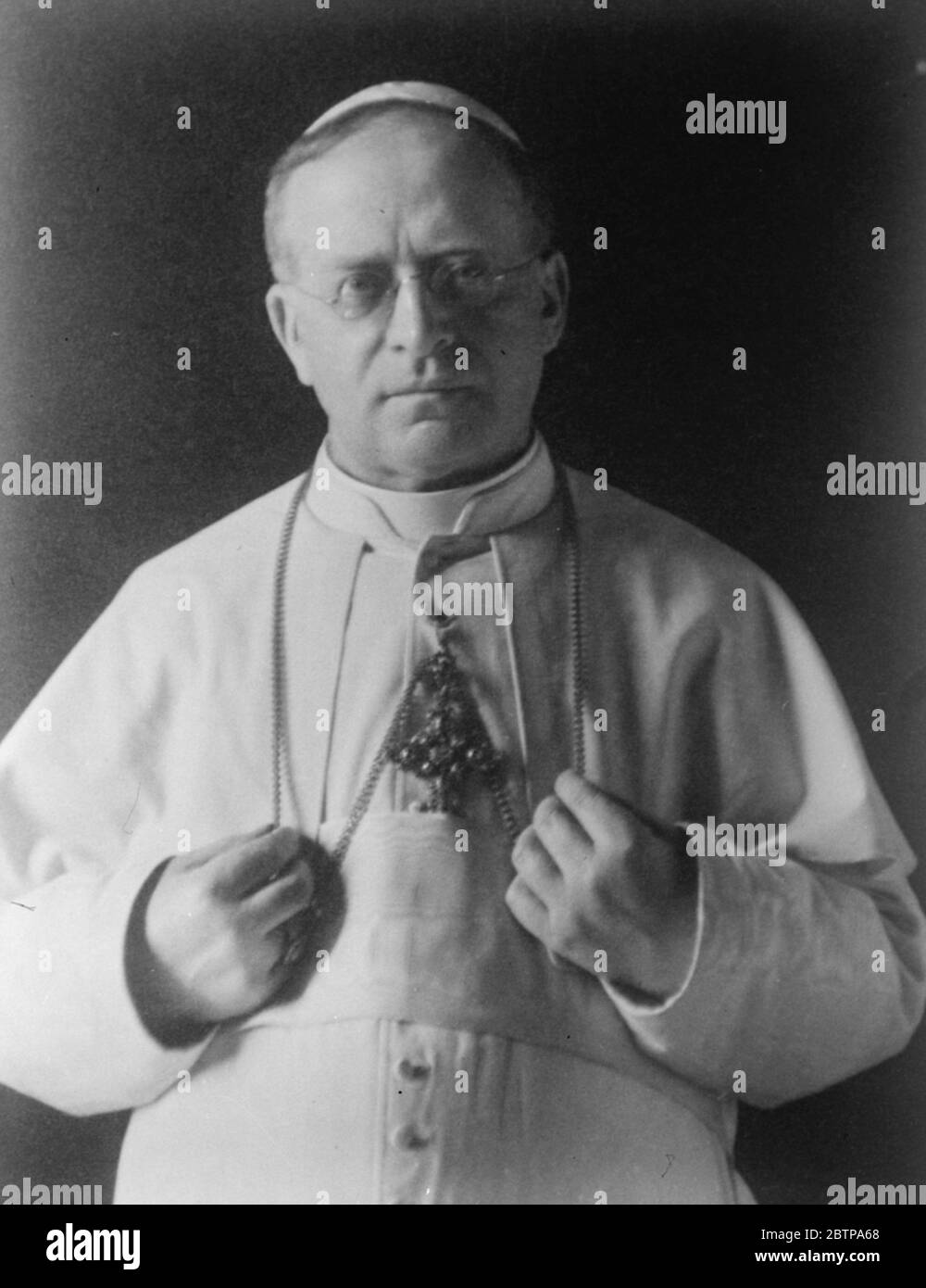 Pope Pius XI . 1928 Stock Photo