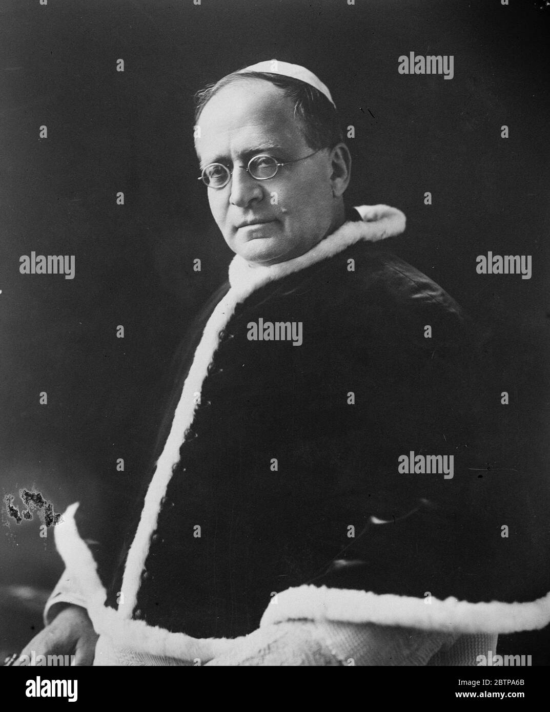 Pope Pius XI . 1928 Stock Photo