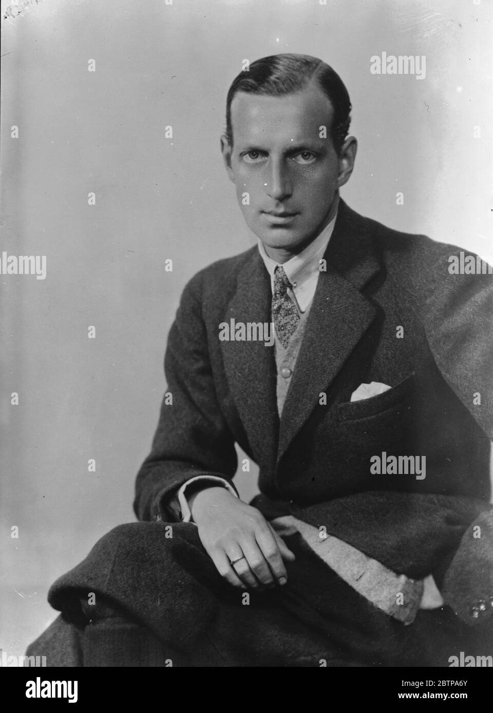 Grand Duke Dmitri . 27 January 1928 Stock Photo