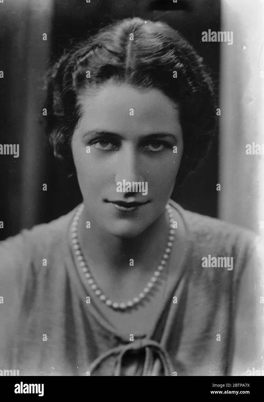 Grand Duchess Dmitri . 27 January 1928 Stock Photo