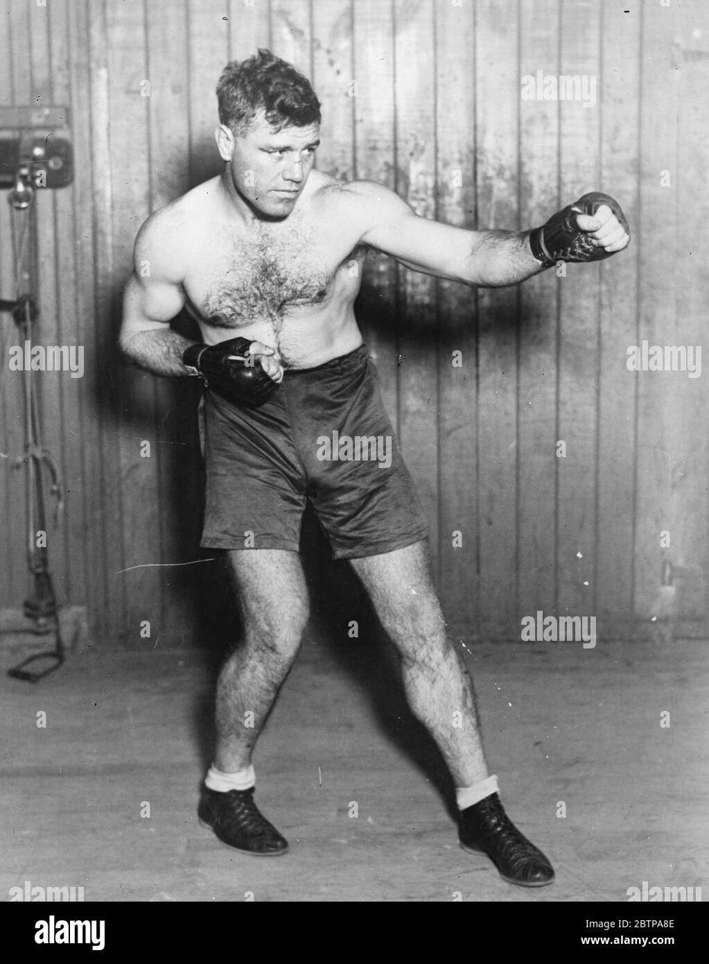 Tom Heeney , Boxer . 11 January 1928 Stock Photo