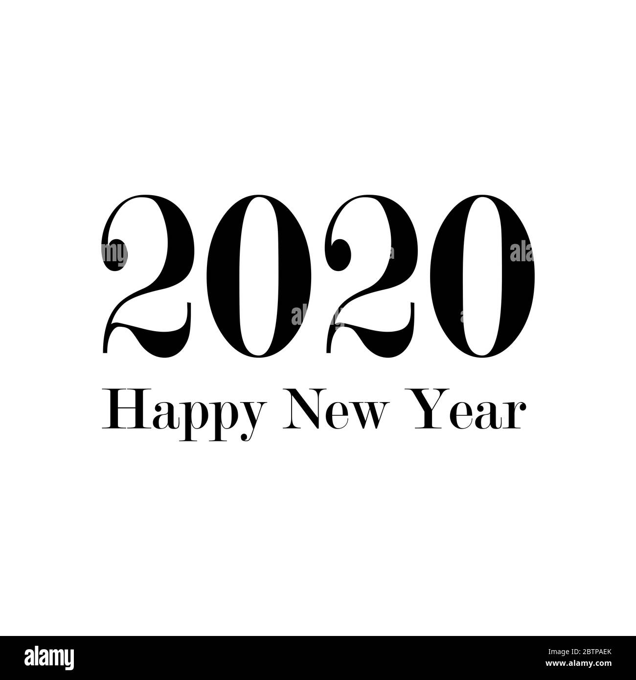 Happy New Year 2020 Design Template. Modern Design for Calendar ...