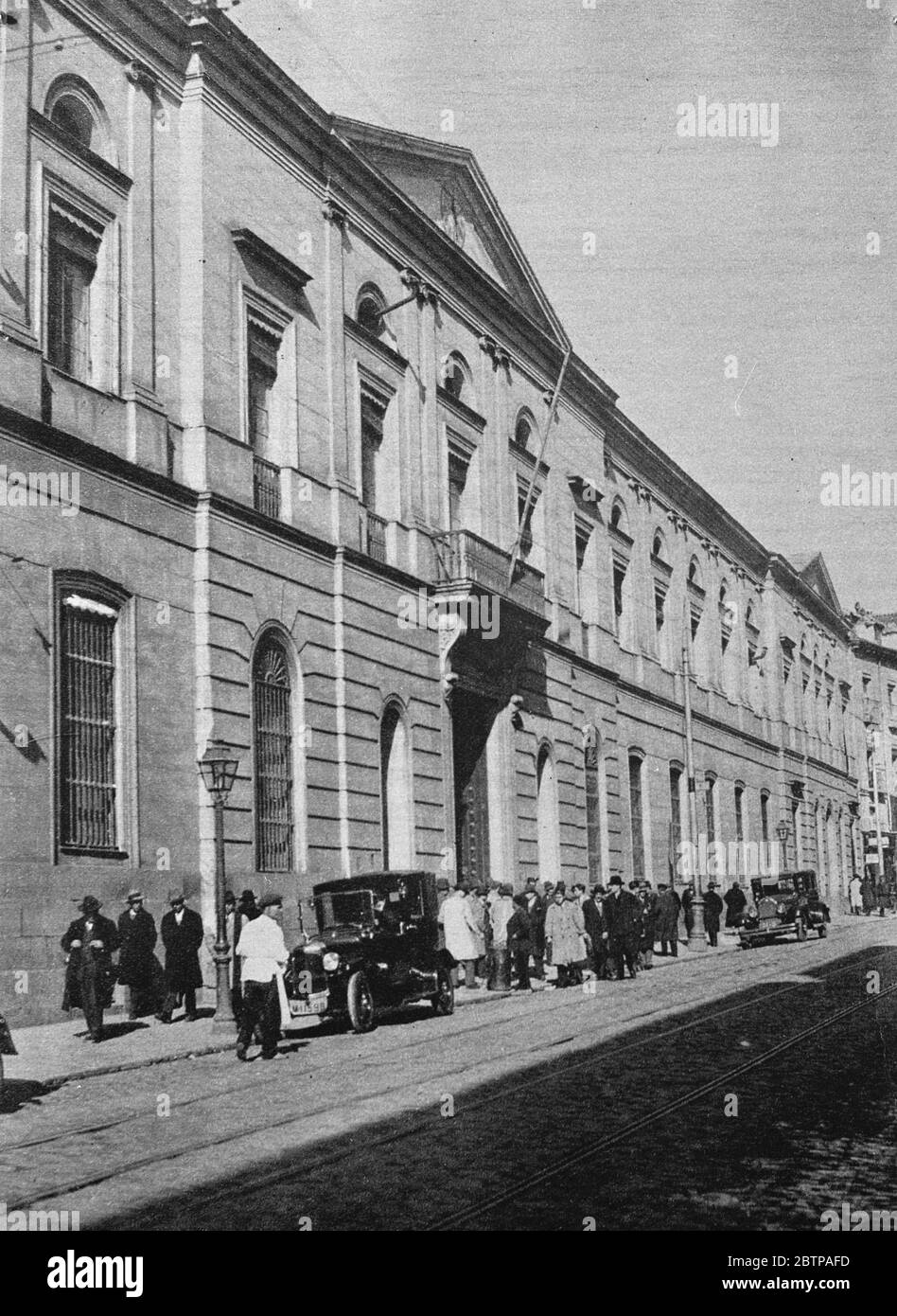Madrid University . 19 March 1929 Stock Photo