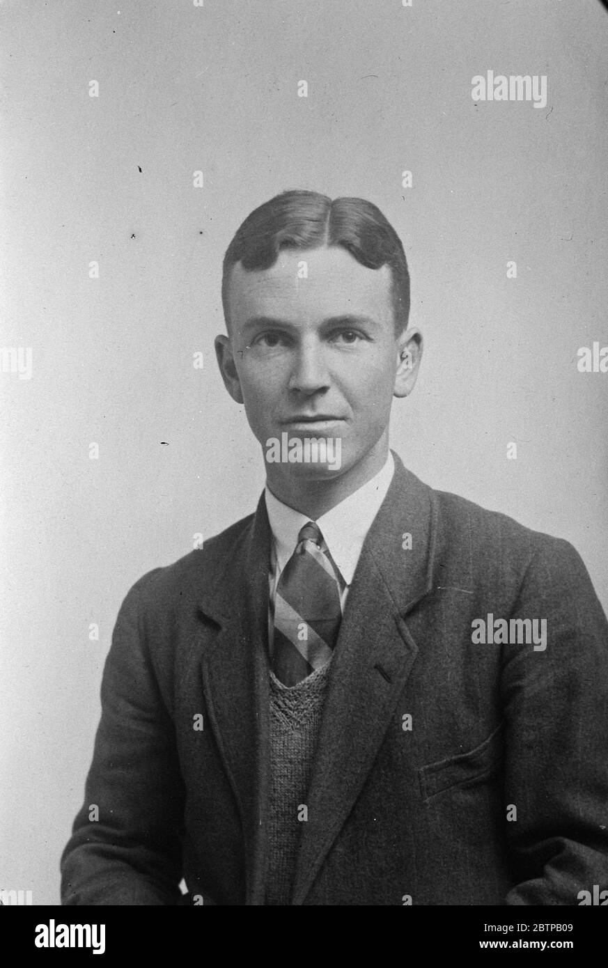 Yorkshire 's cricket captain . Mr A T Barber of Oxford University , who will captain the Yorkshire County Cricket team next season . 6 February 1930 Stock Photo