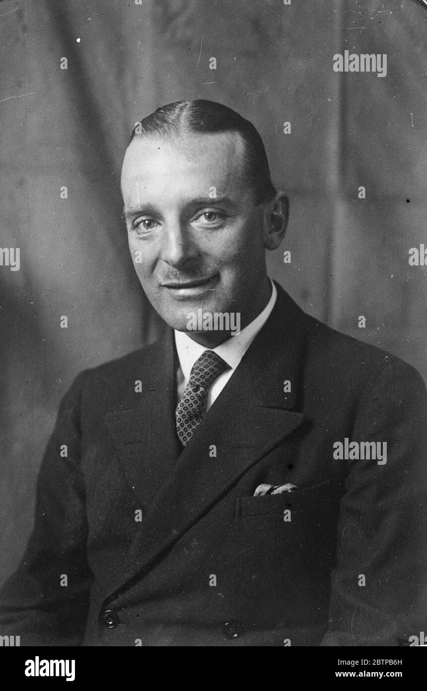 Ashton-under-Lyne by election candidates . Mr Gilbert Greenwood ( Liberal Candidate ) . 18 October 1928 Stock Photo
