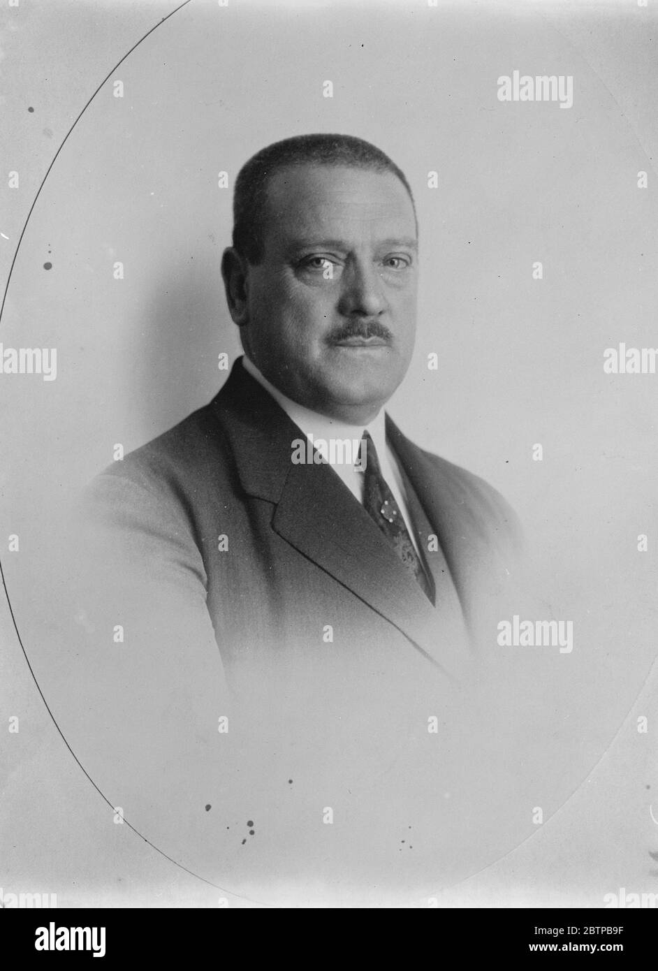 Spanish celebrities . General Martinez Anido , who was the right hand man of General Primo De Rivera , and Minister of the Interior in his cabinet . February 1931 Stock Photo