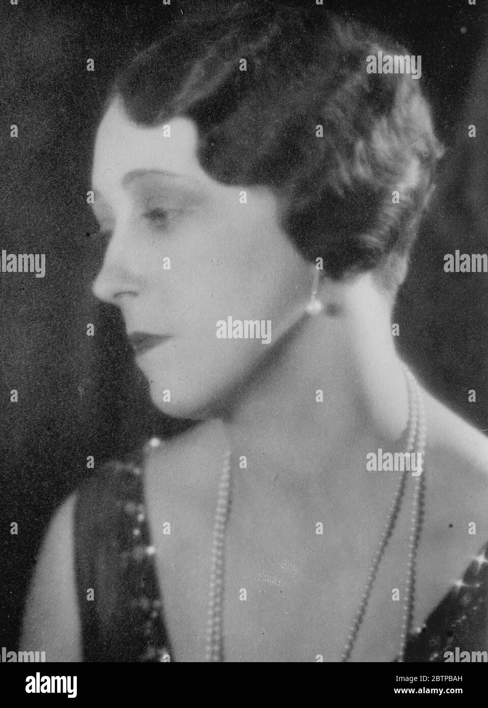 Young peeress as novelist . Lady Terrington the young peeress , whose striking first novel  All that for nothing  will be published next week . 7 January 1931 Stock Photo
