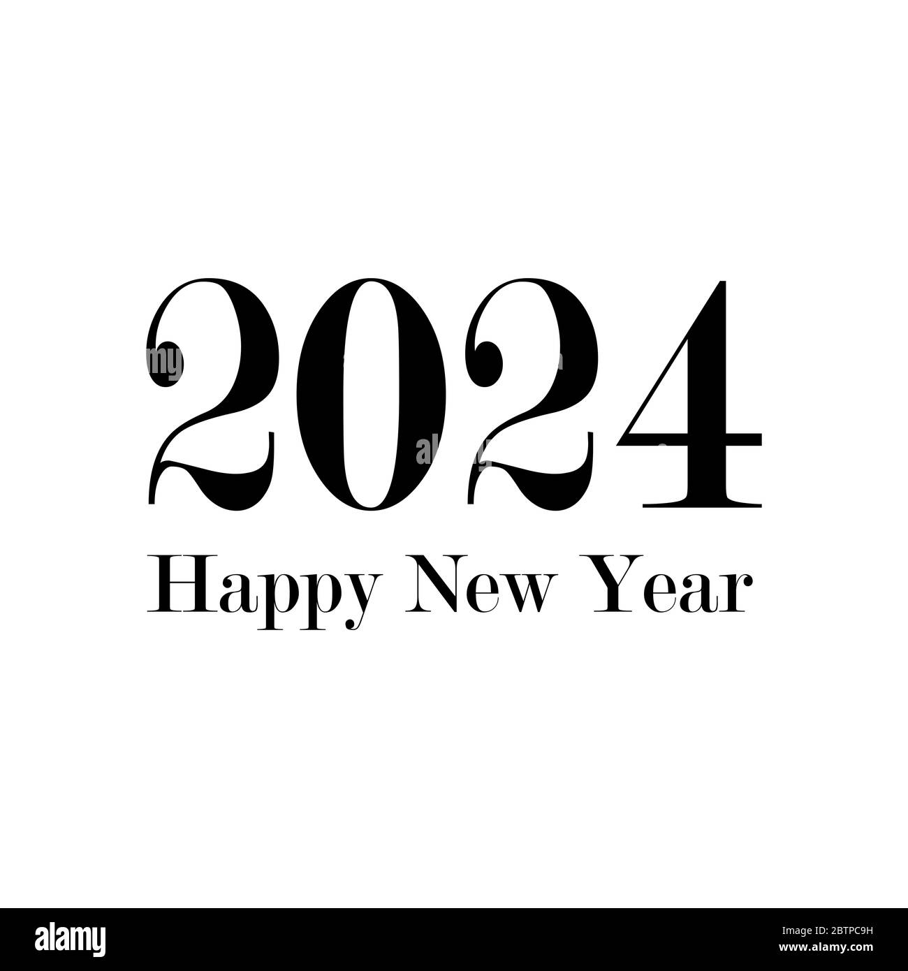 2024. New Year, 2024. Numbers on a background of confetti. Horizontal  design. Happy New Year 2024 Stock Photo - Alamy