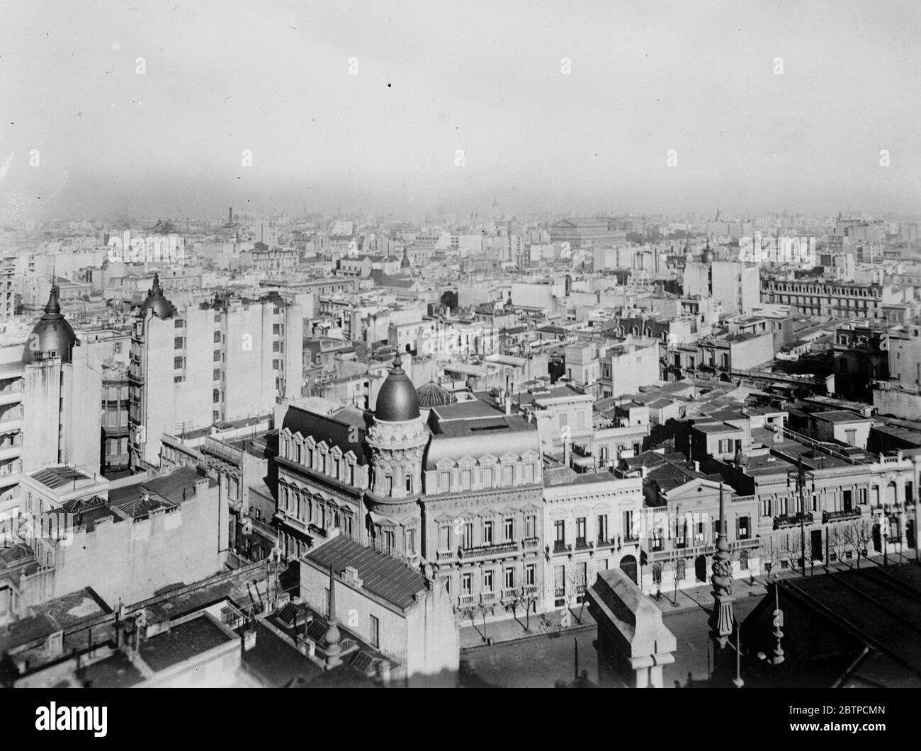 Buenos Aires . A general view of the city . 1930 Stock Photo