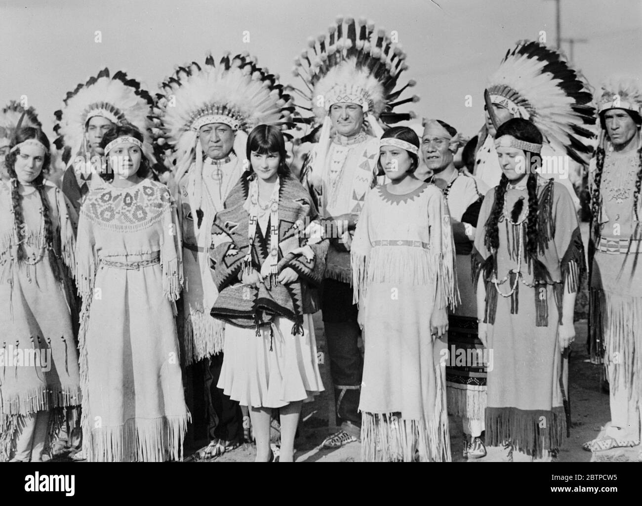 Kayitze . Los Angeles most beautiful Indian maiden . 29 May 1931 Stock Photo