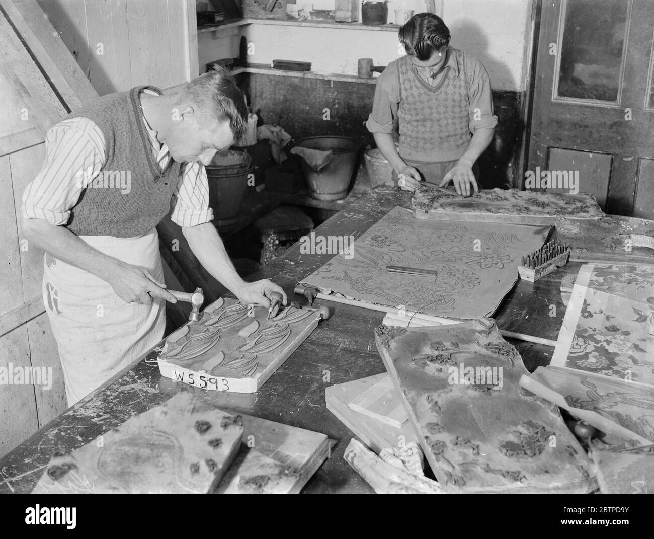 Dartford Prints Works . 1934 Stock Photo Alamy