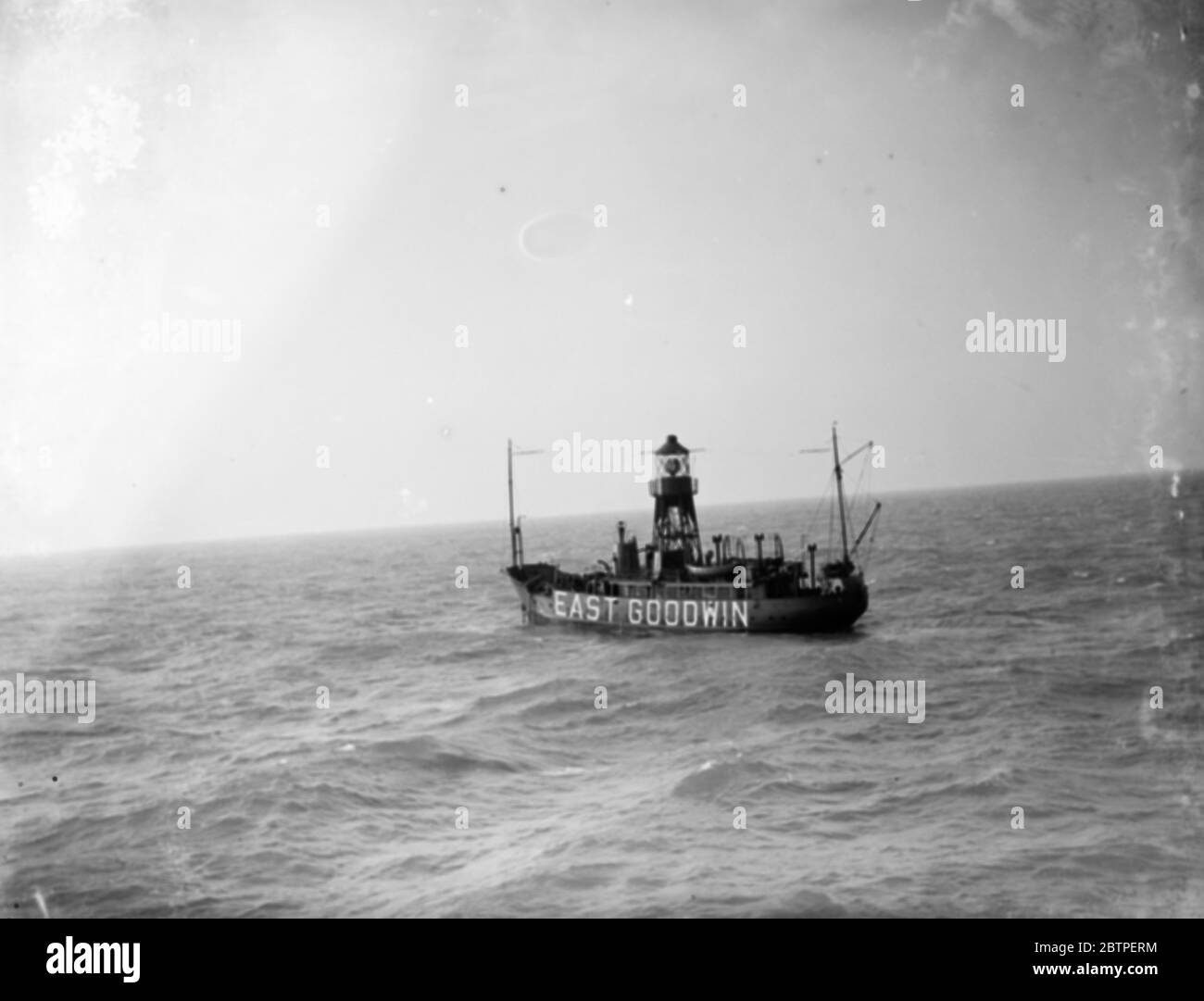 East Goodwin lightship . 1935 Stock Photo - Alamy