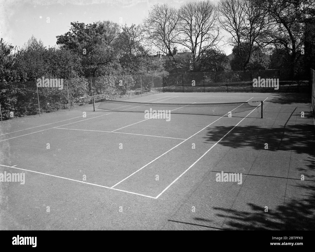 Tennis courts at Kensington . 1938 Stock Photo Alamy