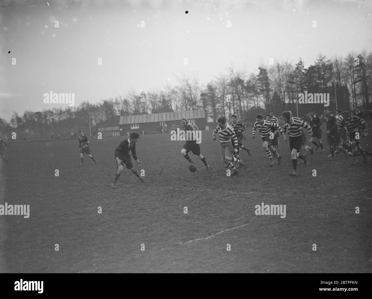 Rugby . 1938 Stock Photo