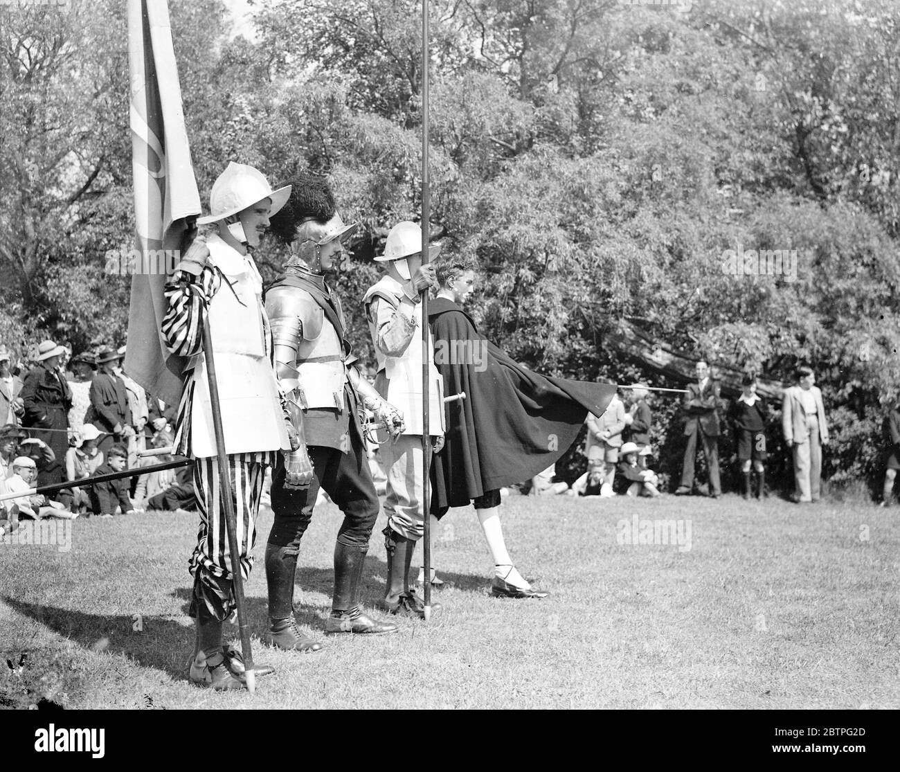 Sidcup fete in Kent . The fancy dress parade . 1939 Stock Photo