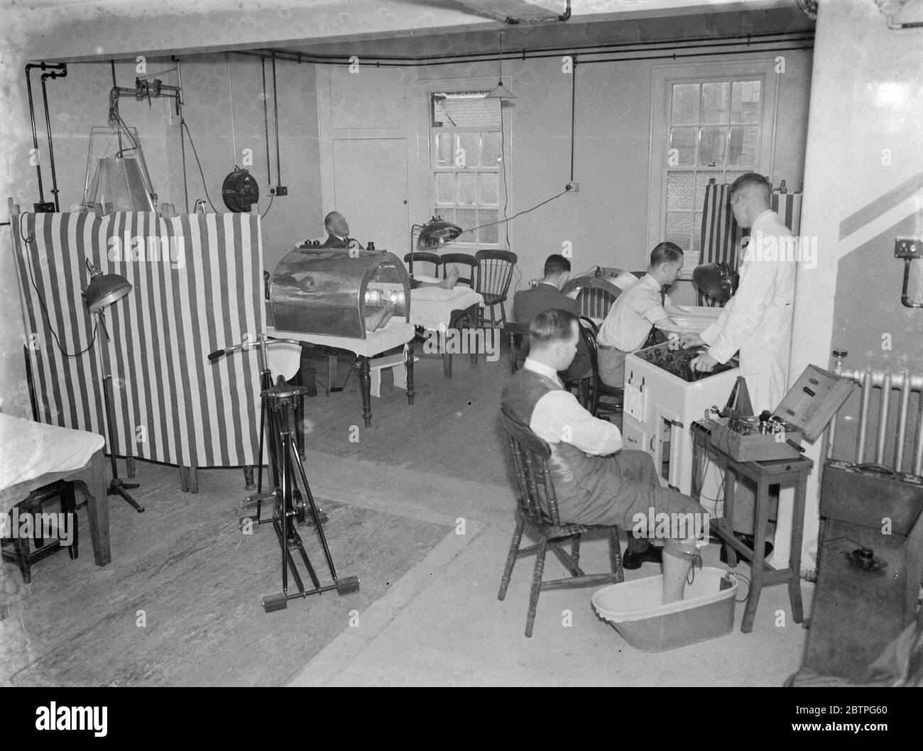 Gravesend Hospital in Kent . The light clinic . 1939 Stock Photo