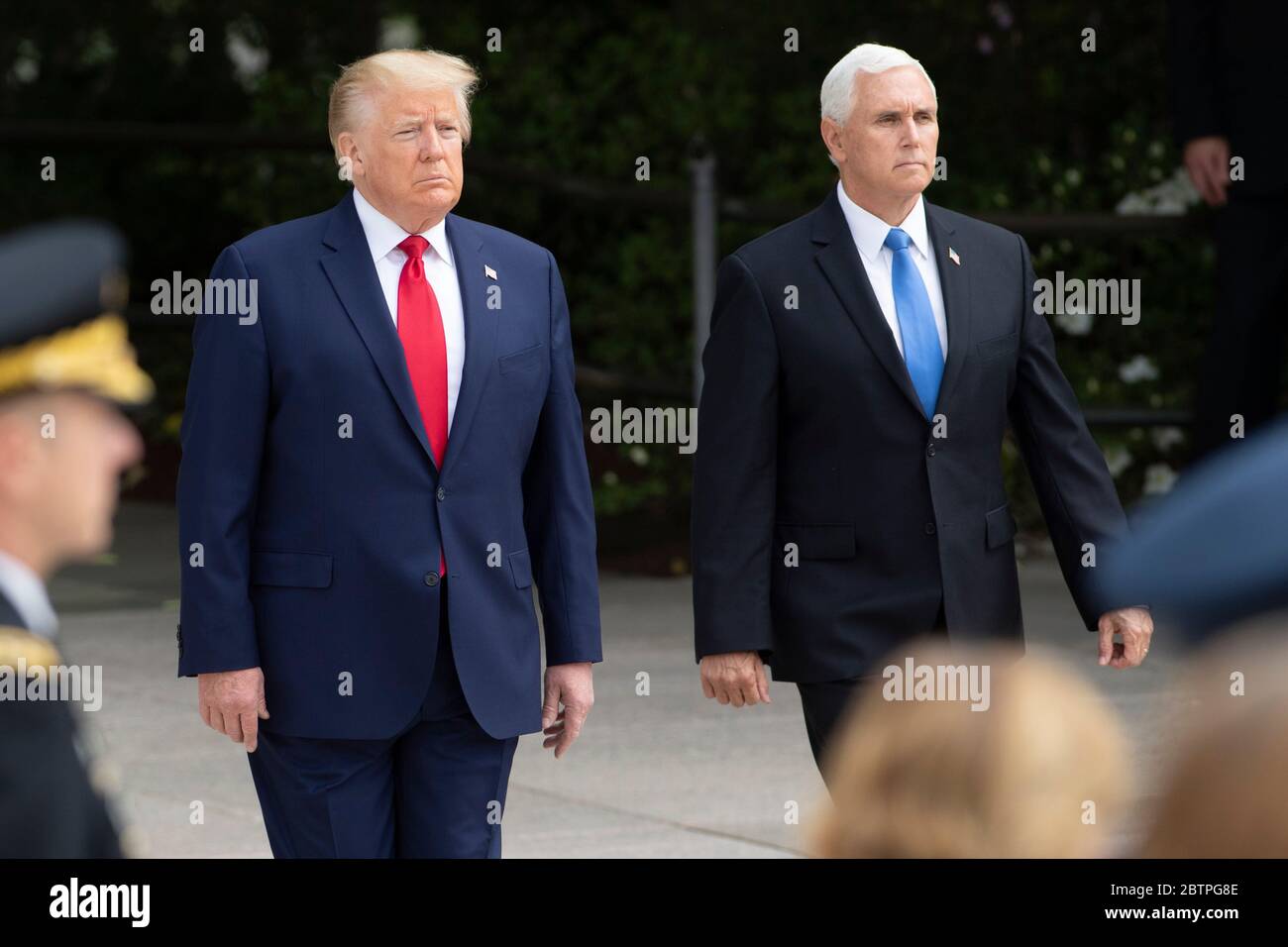 U.S. President Donald Trump and Vice President Mike Pence together ...