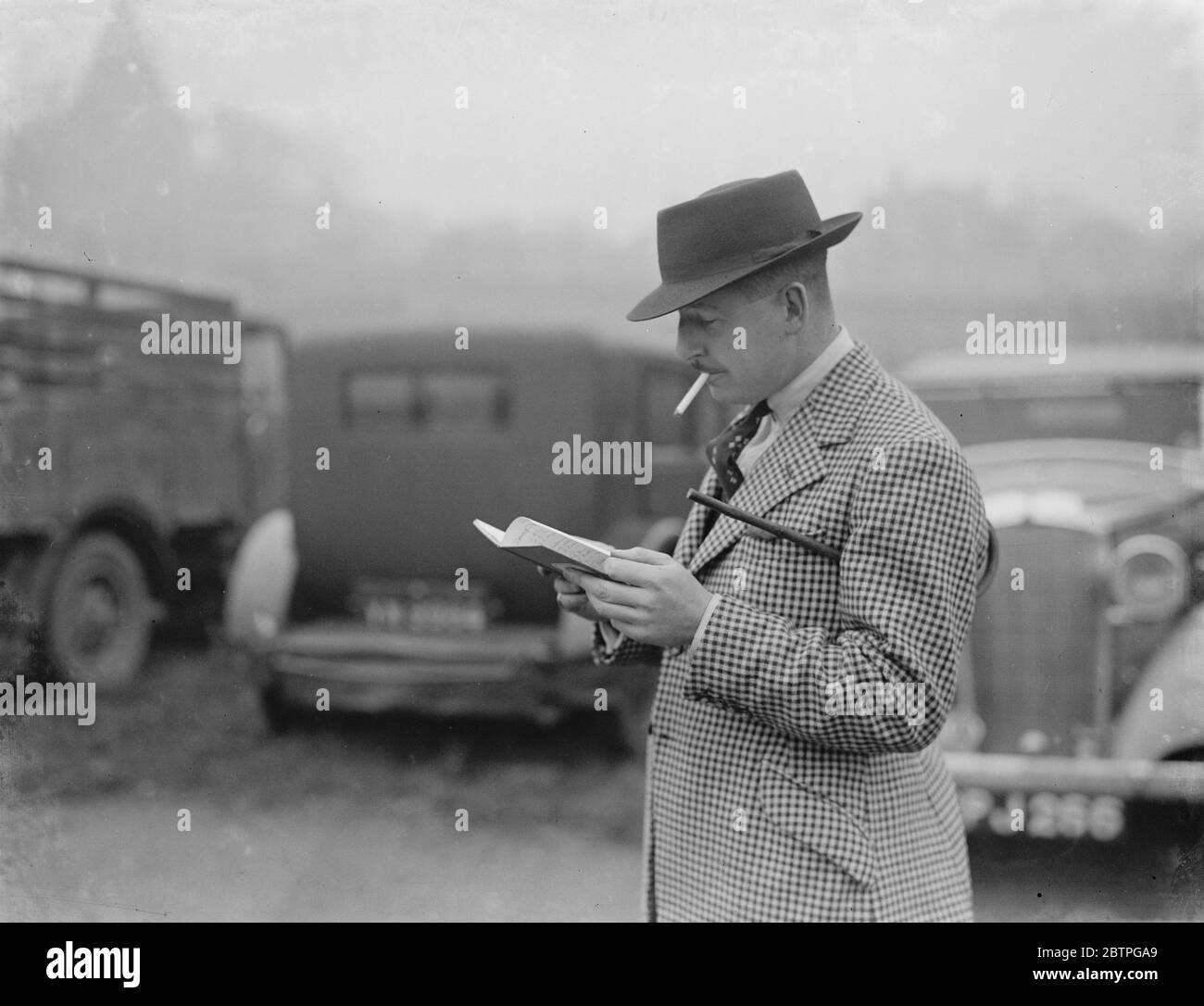 Market personality . 1936 Stock Photo