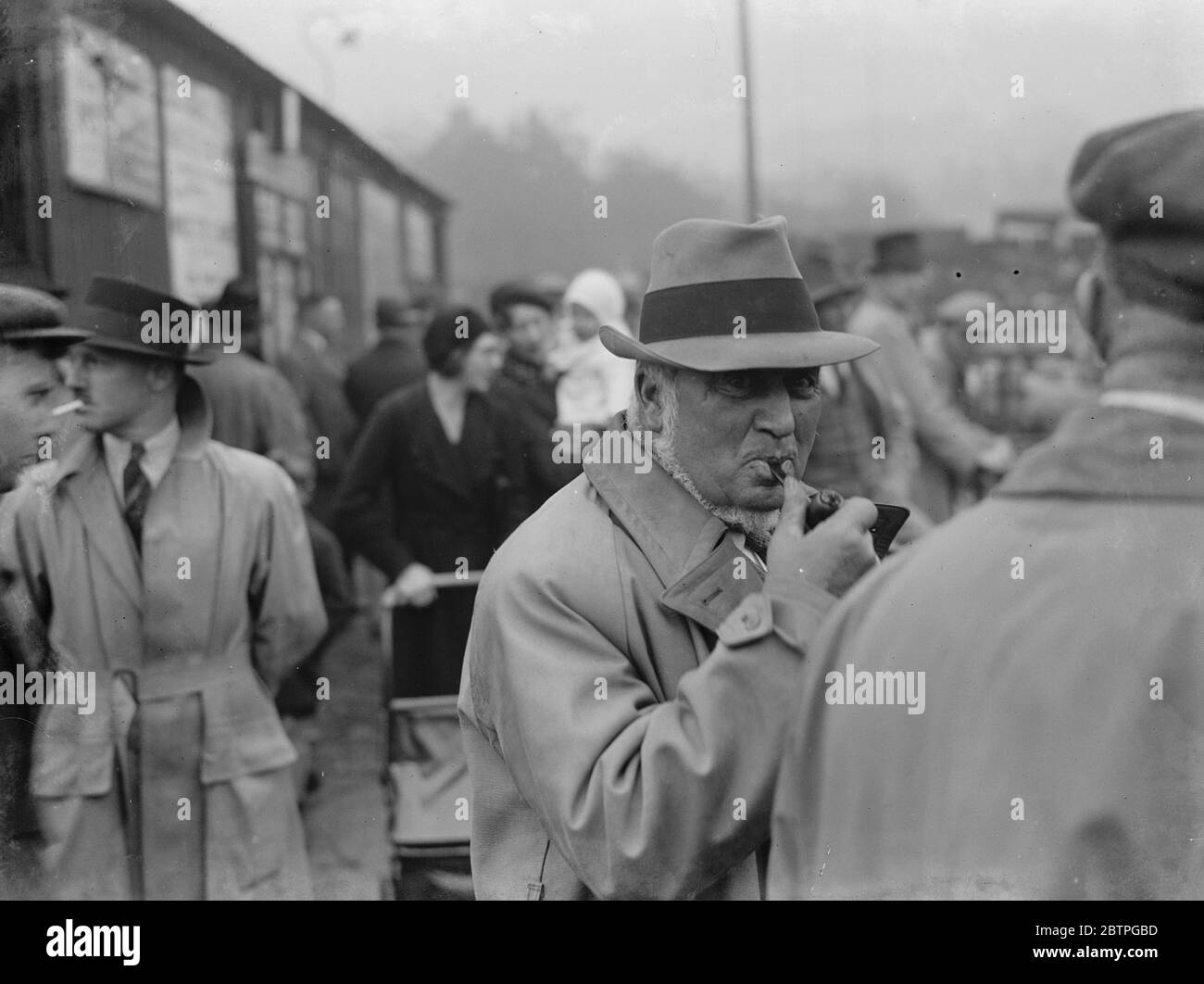 Market personalities . Mr W Booker . 1936 Stock Photo