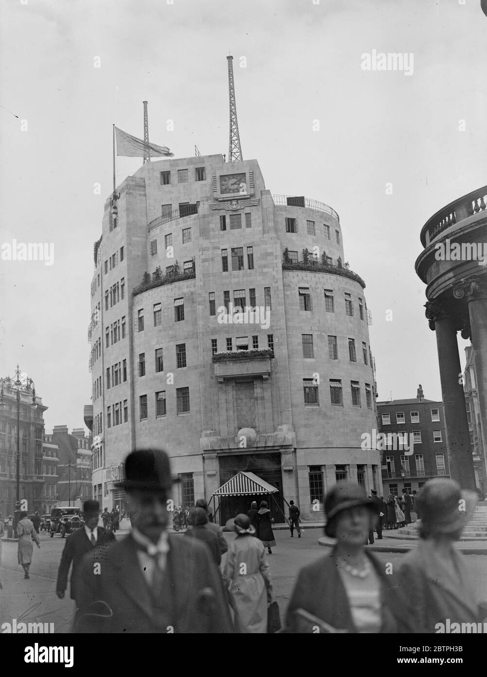 BBC building completed . 7 July 1932 Stock Photo