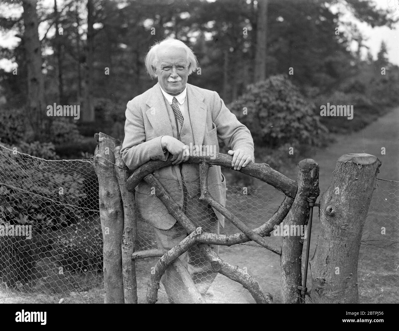 Lloyd George . 1933 30s, 30's, 1930s, 1930's, thirties, nineteen thirties Stock Photo