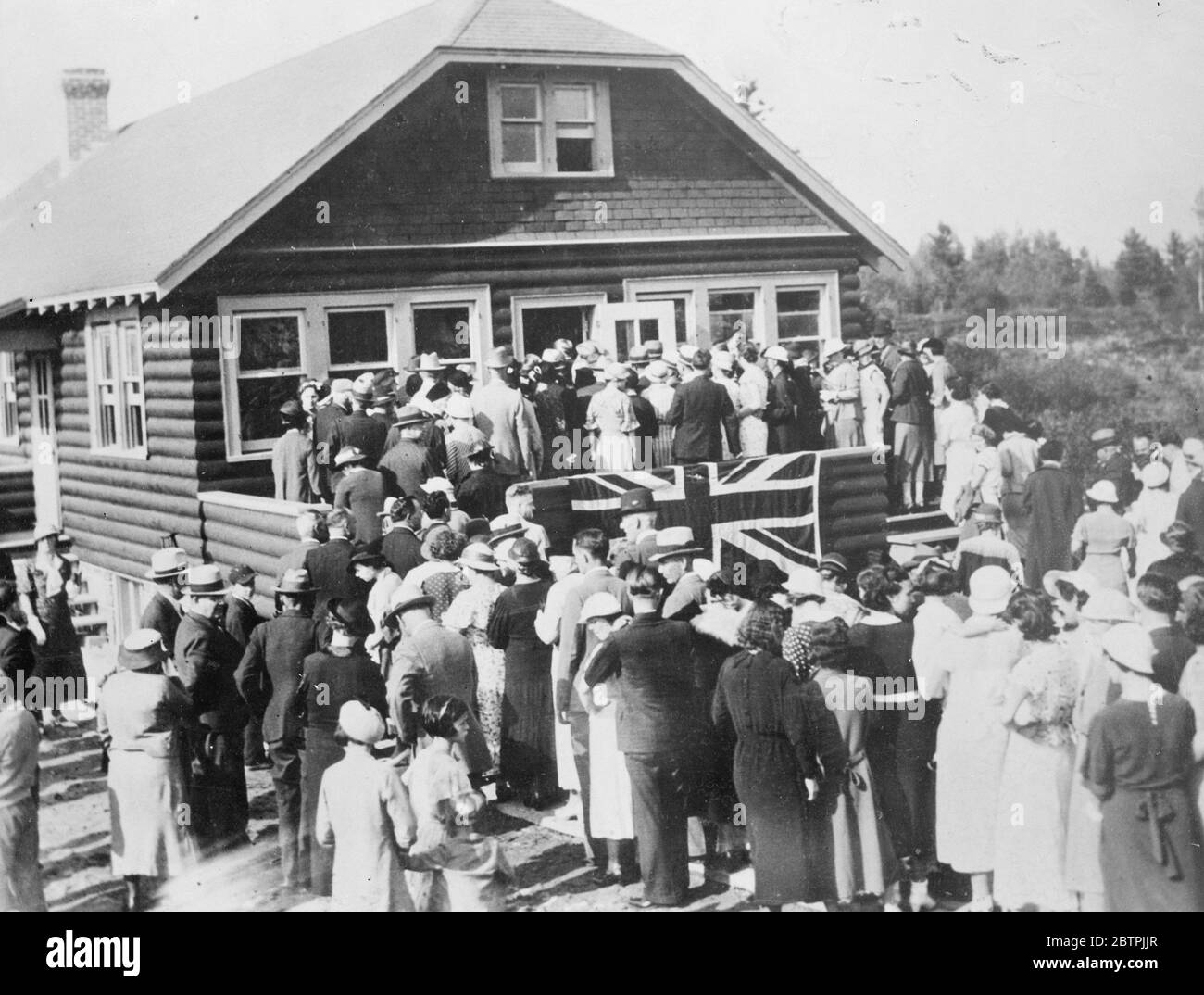 The Dionne quintuplets . 9 October 1934 . Stock Photo