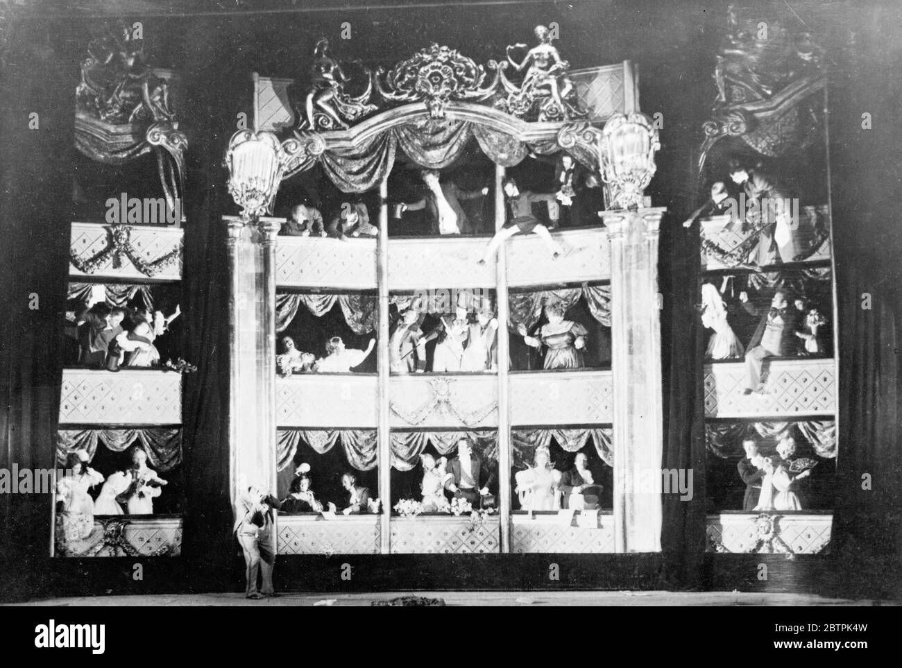 Vachianys theatre . 9 October 1934 . Stock Photo