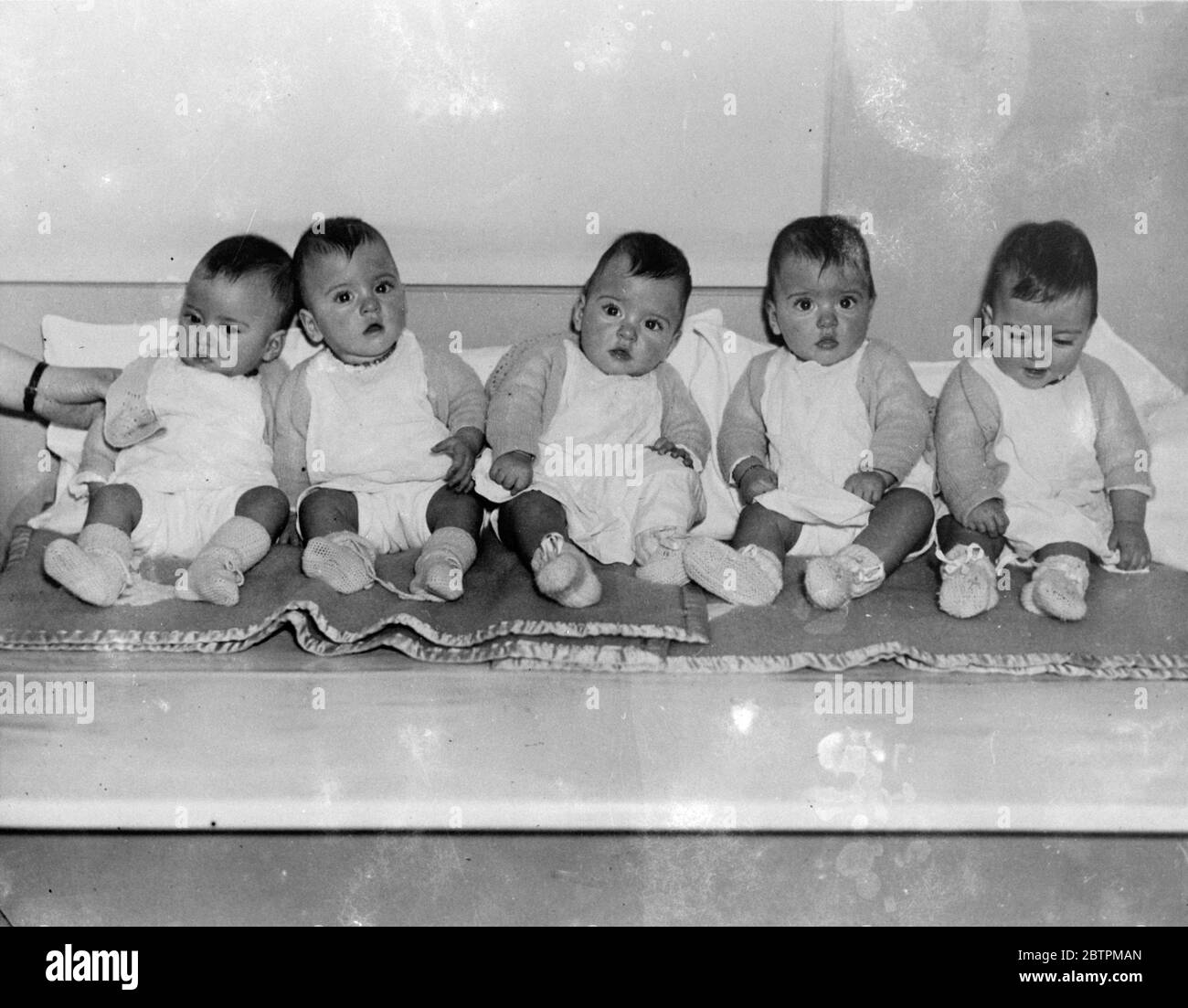 Dionne Quintuplets . 1935 Stock Photo Alamy