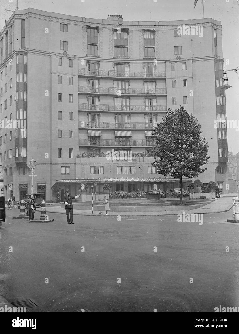 Dorchester Hotel. August 1937 [?] Stock Photo