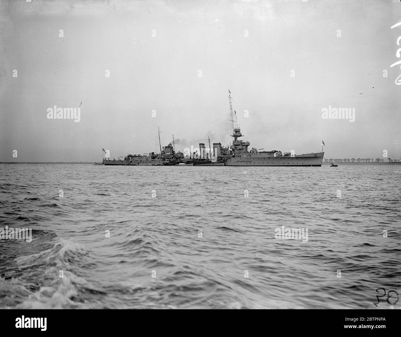 H.M.S Cairo 16 September 1937.[?] Stock Photo