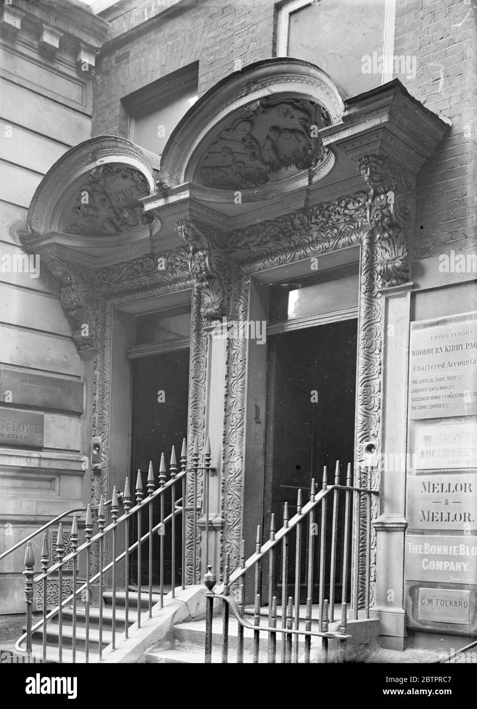 Middle Temple, Fleet Street, London. Circa 1910 Stock Photo