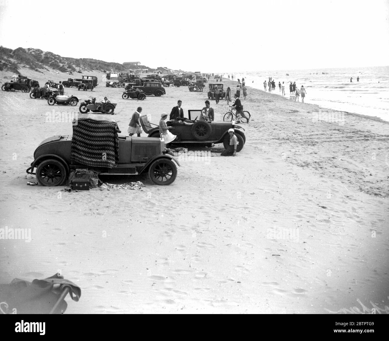 Camber Sands, Sussex. 1933 Stock Photo