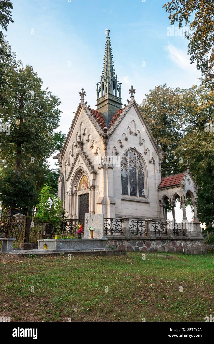 Buchholtz chapel in Supraśl, Białystok County, Podlaskie Voivodeship, Poland Stock Photo