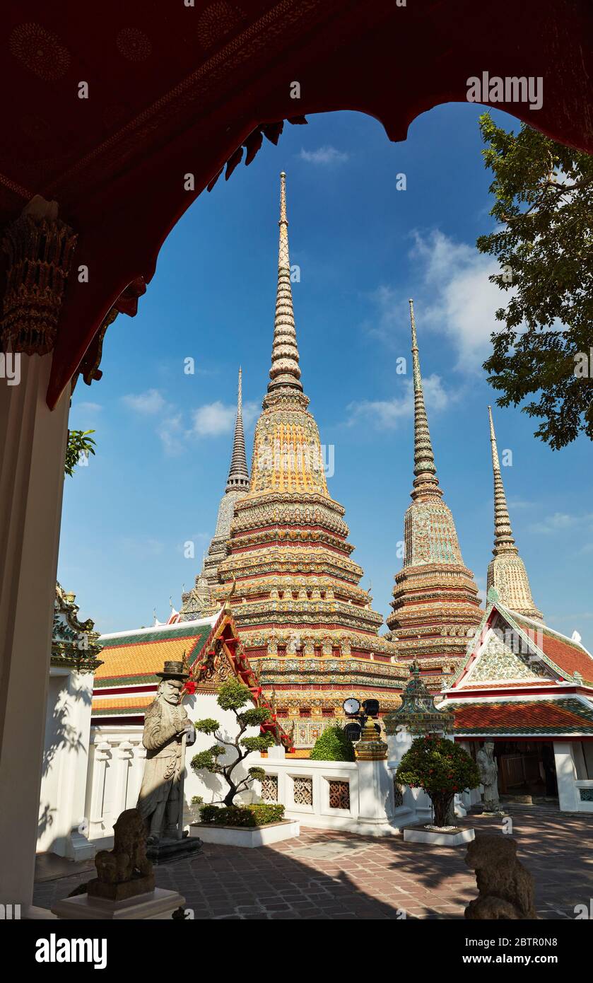 Wat Pho, Bangkok, Thailand Stock Photo