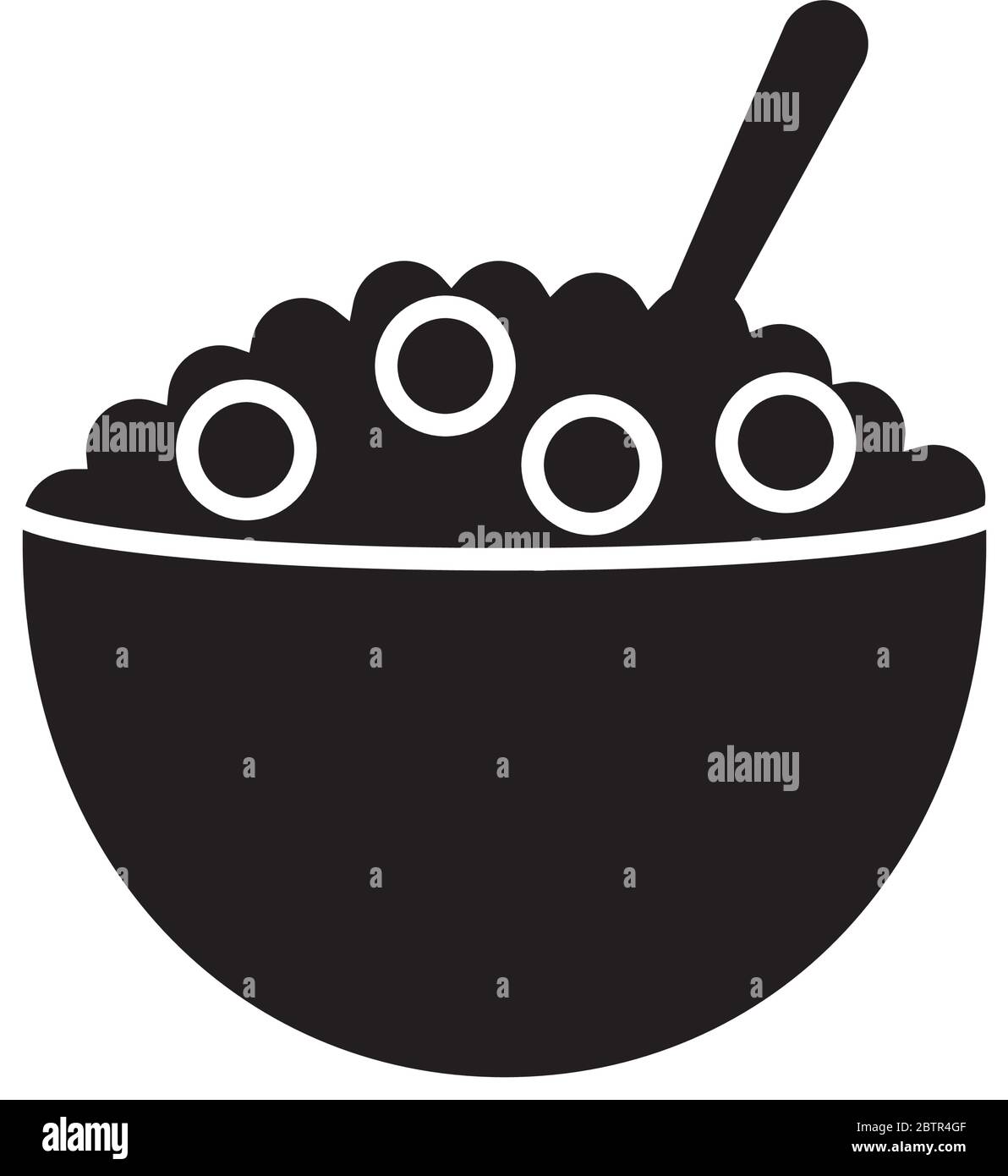 Cereal bowl Black and White Stock Photos & Images - Alamy