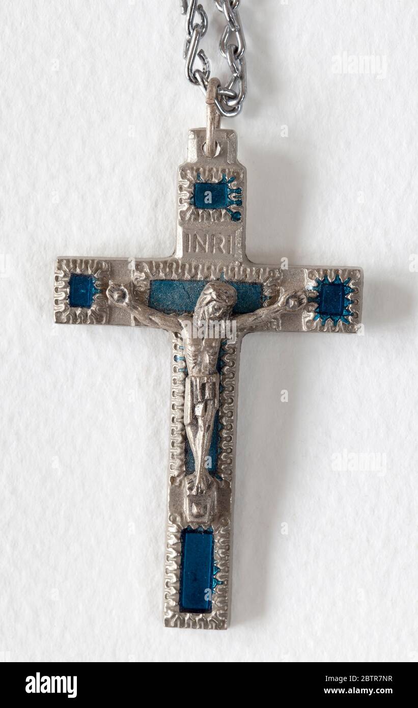 Crucifix Figure Pendant Stock Photo