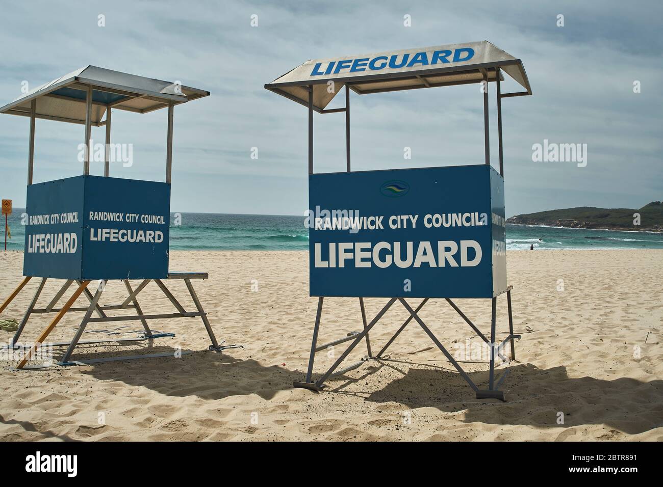 Lifeguard service at the Maroubra beach in Sydney, Australia Stock Photo