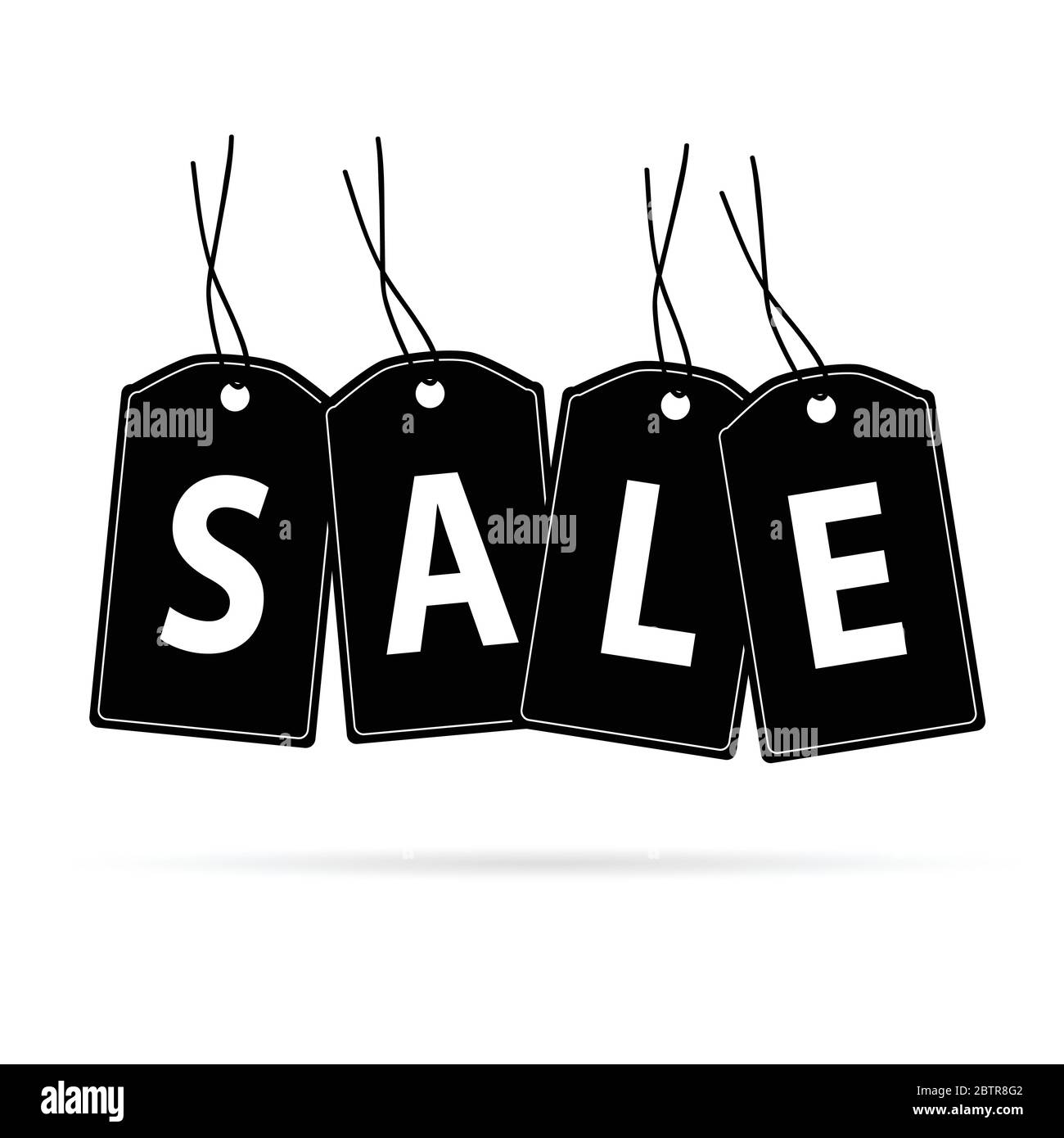 sale tag black vector illustration Stock Vector Image & Art Alamy